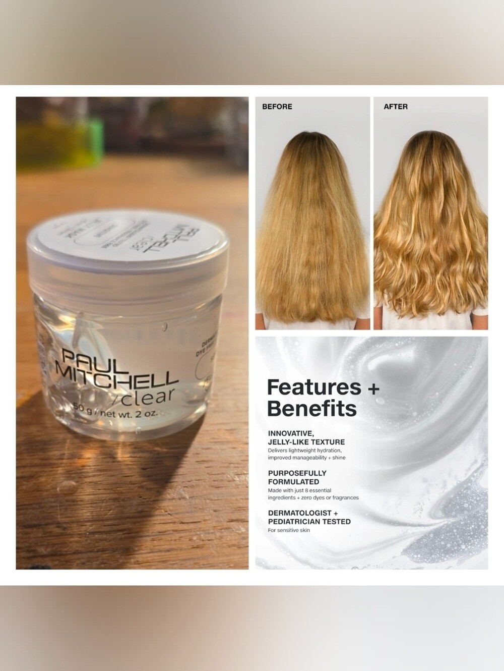 2 FOR $20. Paul Mitchell Clear Jelly Hair Mask